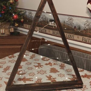 Lighted Triangle Tree