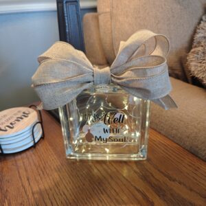 Illuminated Glass Cube