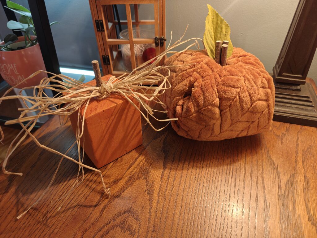 Pumpkin decor